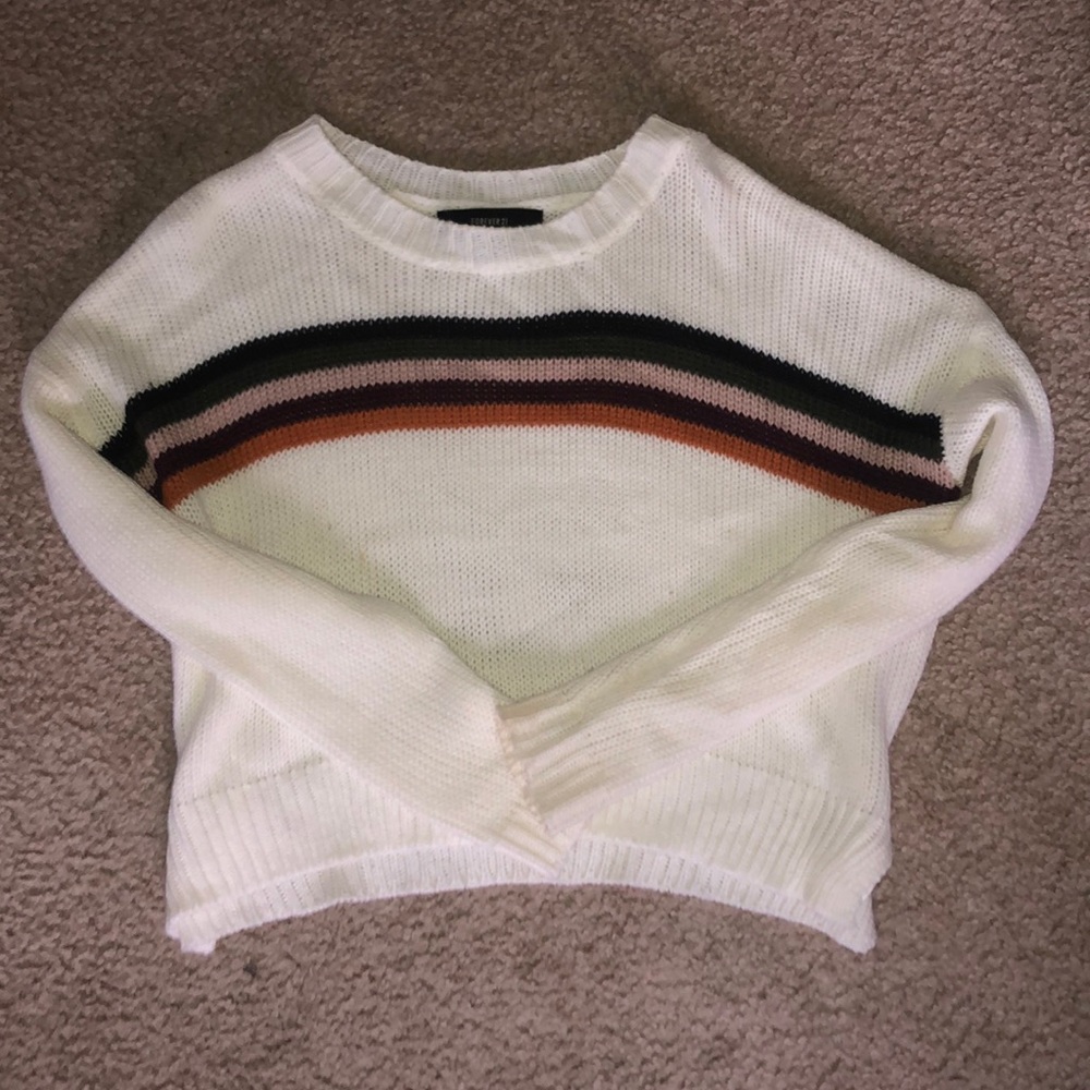 striped forever 21 sweater